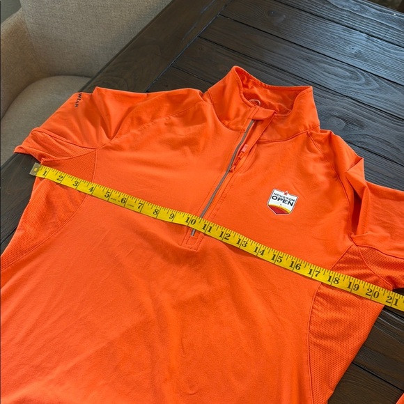 Levelwear Houston Open Women's Orange Half-Zip Pullover Large Golf - Picture 5 of 9